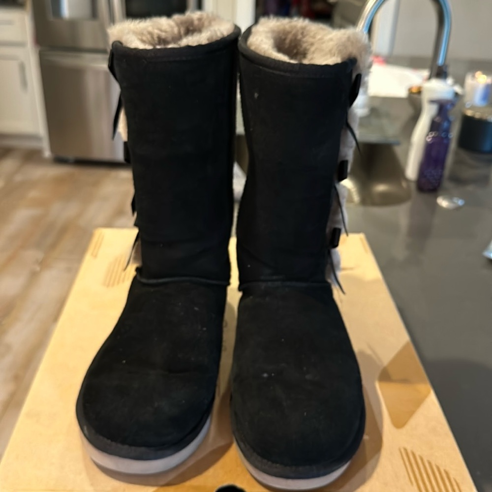 Kollaburra boots black suede